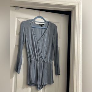 Forever 21 Light Blue Romper